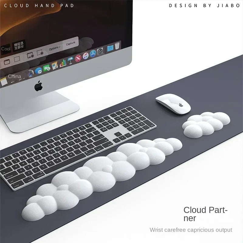 Repose Poignet Clavier et Souris - Forme Nuage