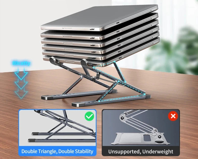 Support Ordinateur Portable Aluminium