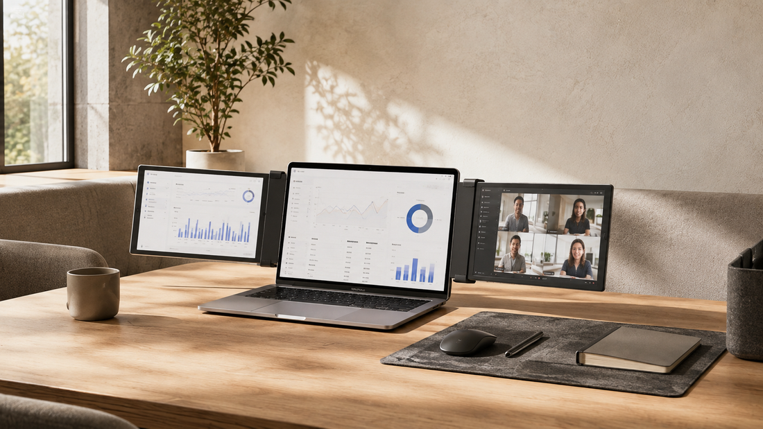 Écran unique en déplacement : doubler sa productivité