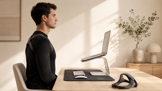 Tensions cervicales et ordinateur portable : comment aligner son regard sans douleur