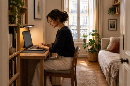 Aménager un coin bureau dans un petit espace : la règle du zéro encombrement