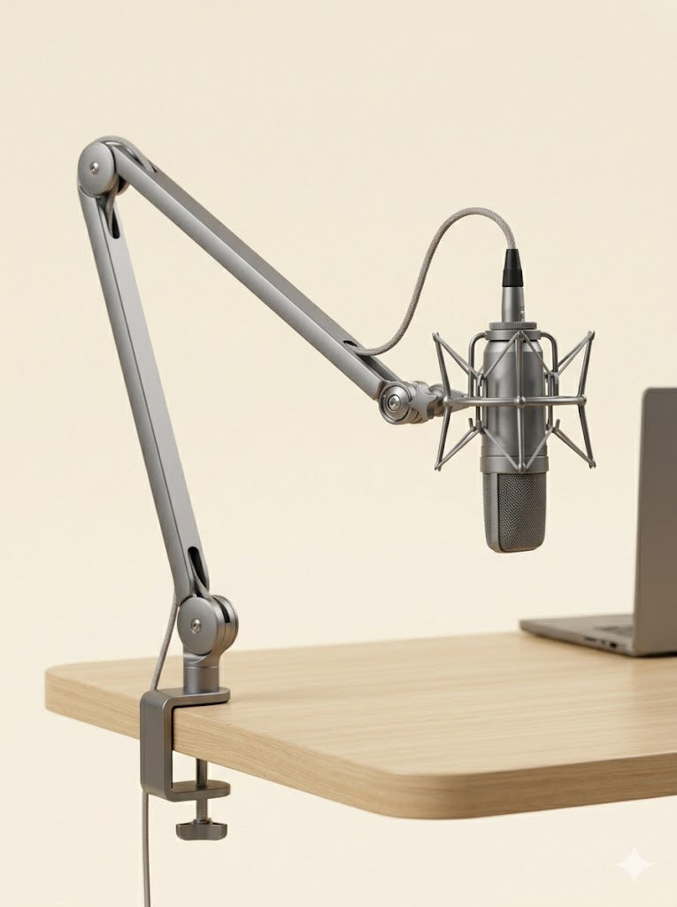 Bras de Microphone Articulé Premium – Studio & Podcast
