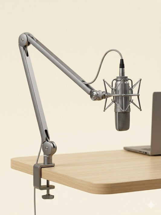 Bras de Microphone Articulé Premium – Studio & Podcast