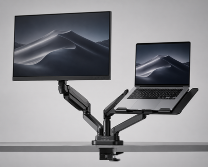 Bras Articulé Écran & Ordinateur — Édition Dual Workstation