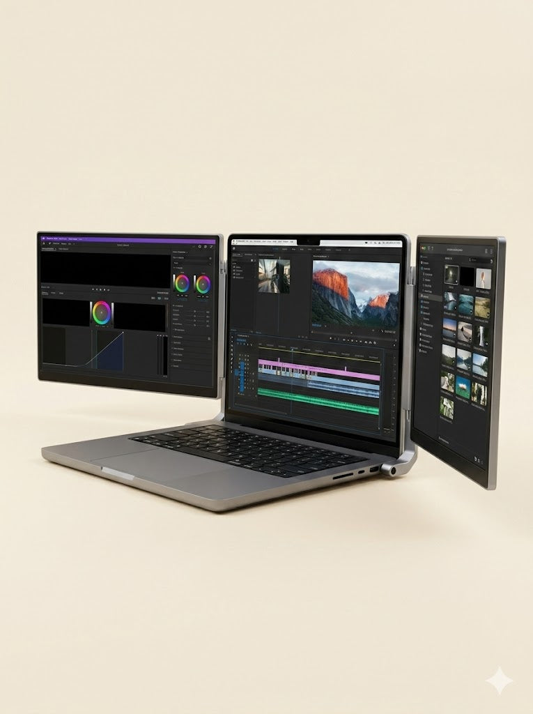 Extension d’Écran Portable Premium – Simple & Double